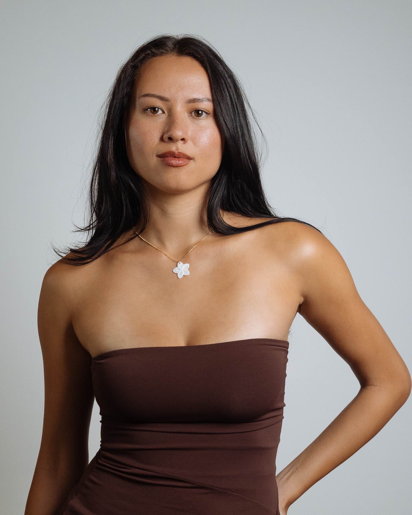 GOLDEN FLORA SEASHELL KETTE